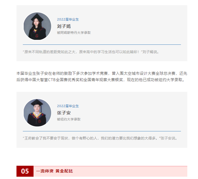 北京王府录取结果