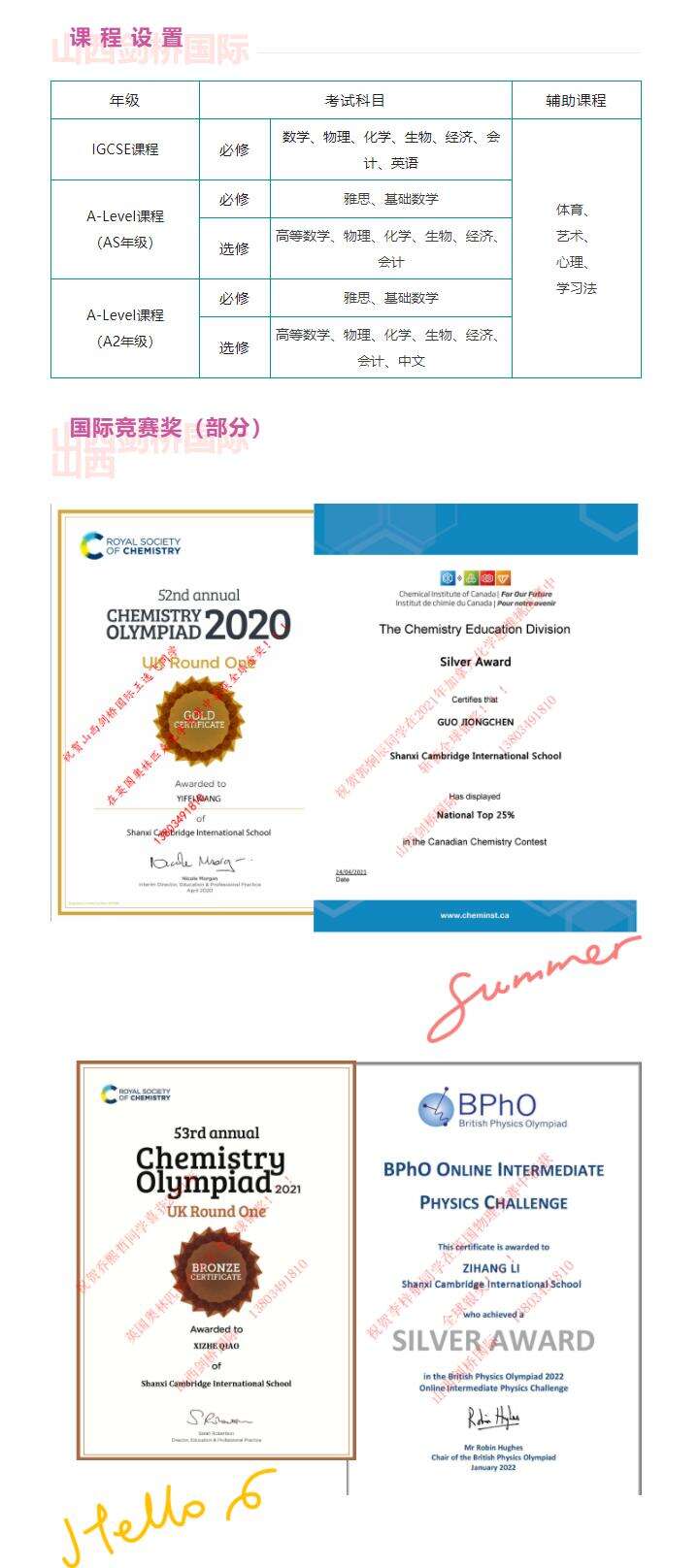 山西剑桥国际高中