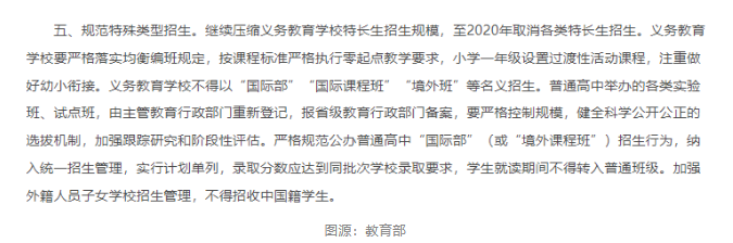 注意：江苏省发布规范国际课程班！“双轨制”国际高中或成可能？