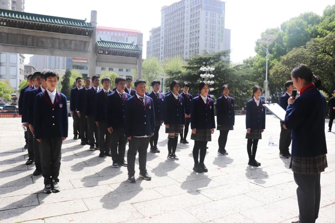 武汉澳新英才学校 | 清明追思，家国永念——祭扫施洋烈士陵园