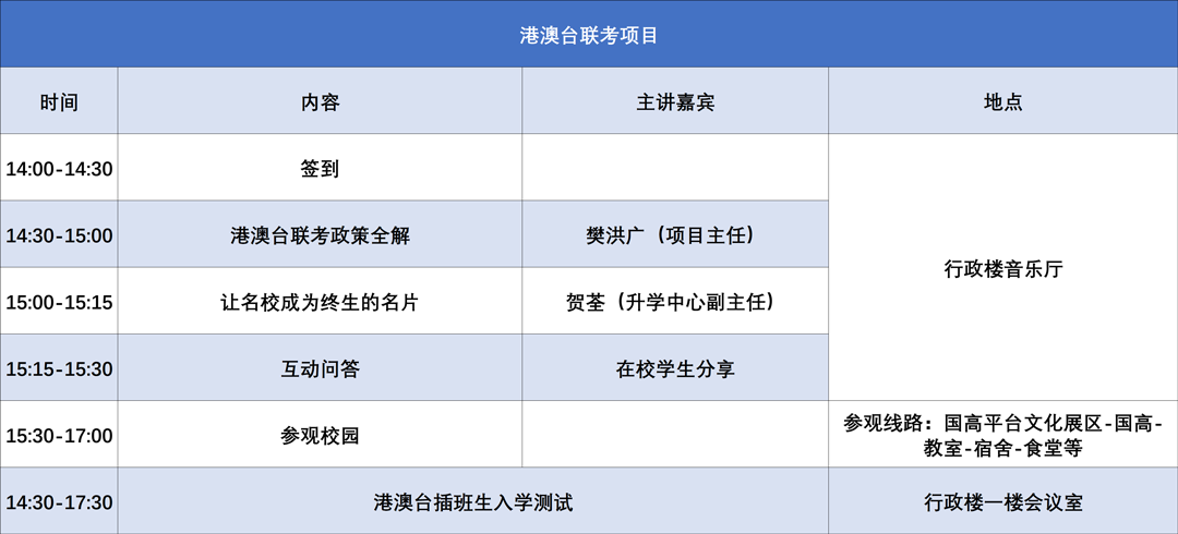 深圳市桃源居中澳实验学校：相约中澳国高开放日