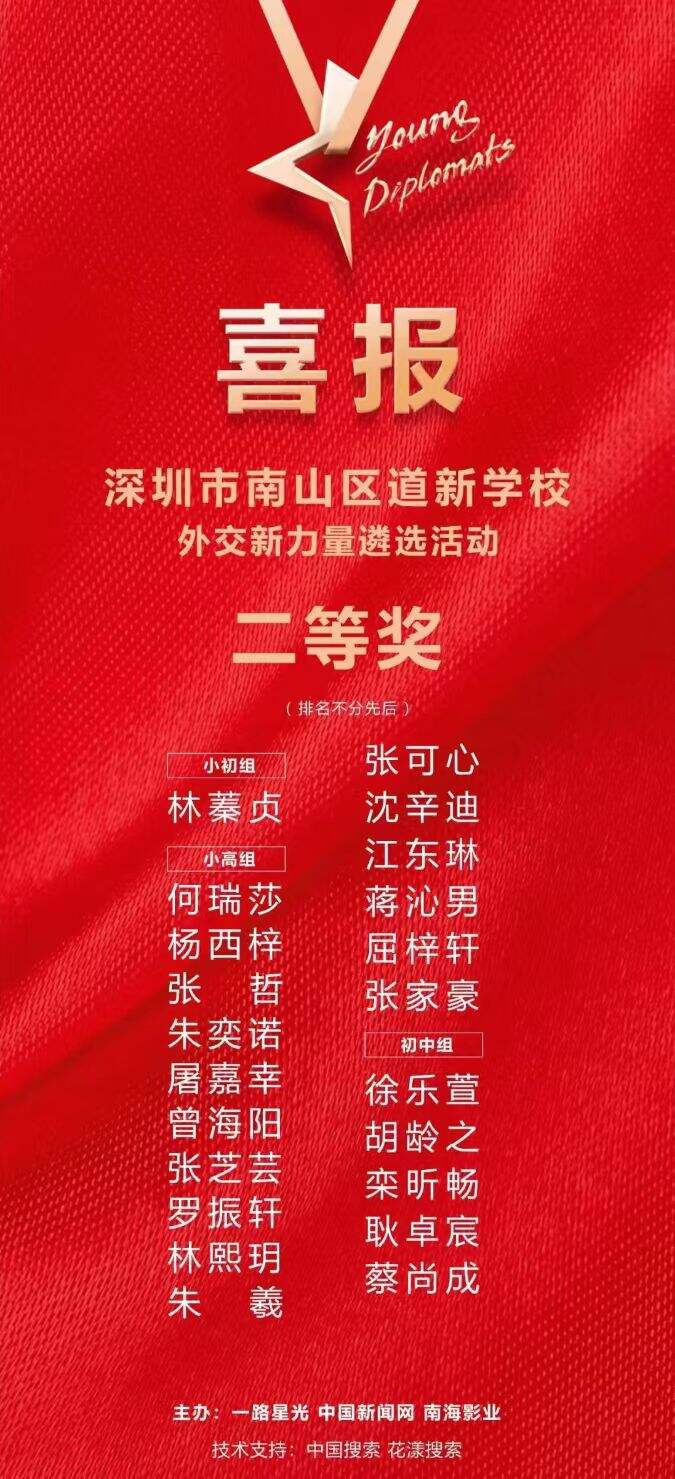 深圳市南山区道新学校45名学生获奖！培养拥有全球胜任力的国际化精英人才！