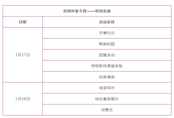 苏国外高中部冬令营火热报名中！