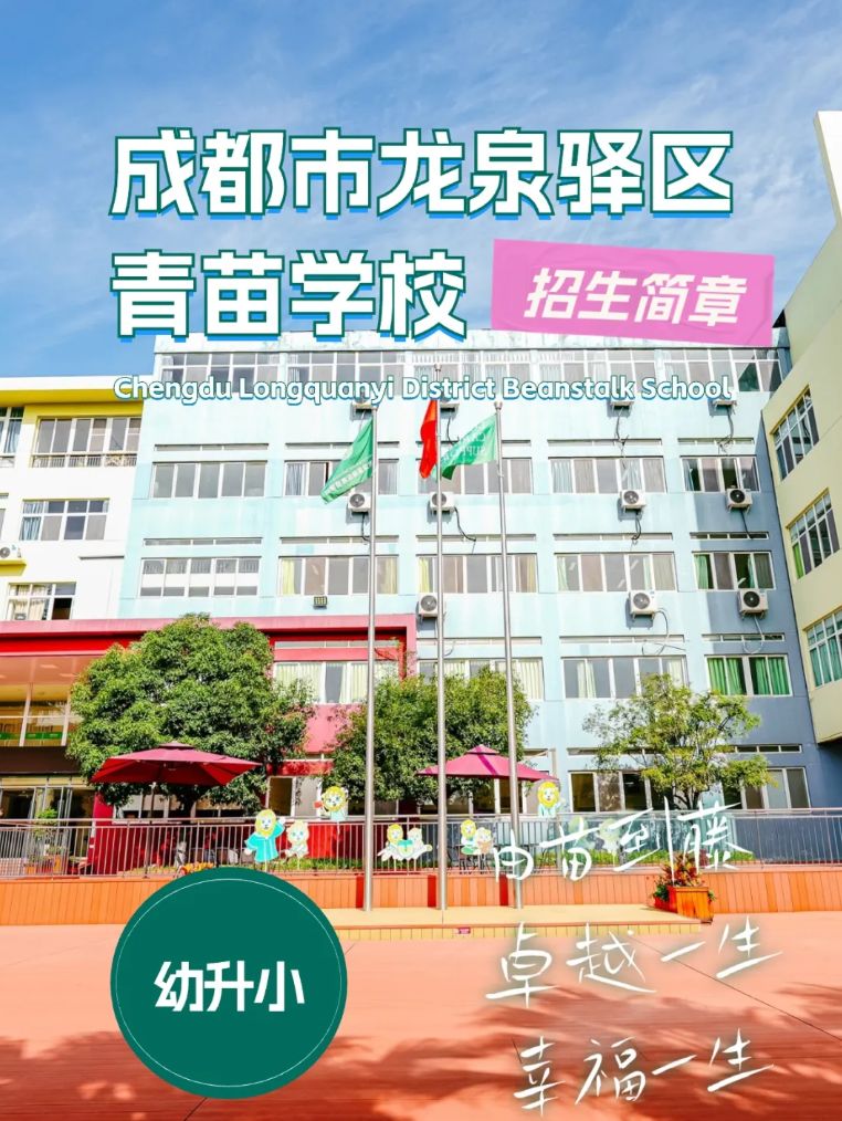 2024年成都青苗国际学校幼升小招生简章！