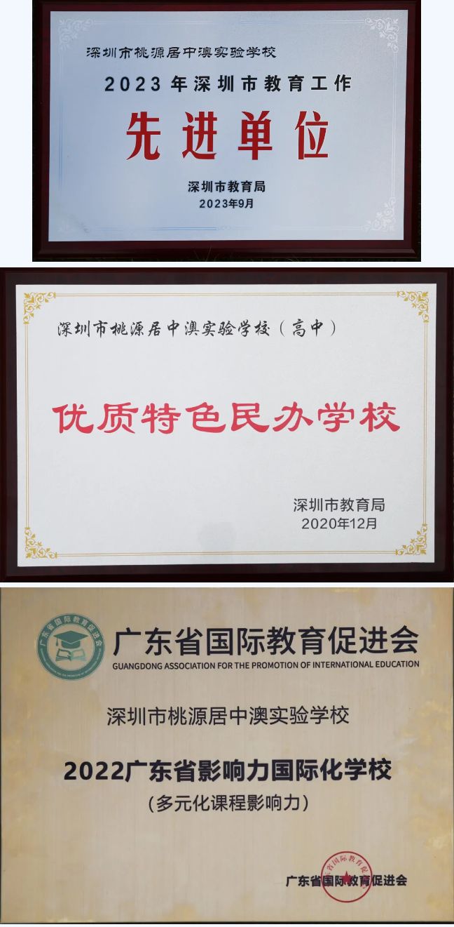 深圳市桃源居中澳实验学校
