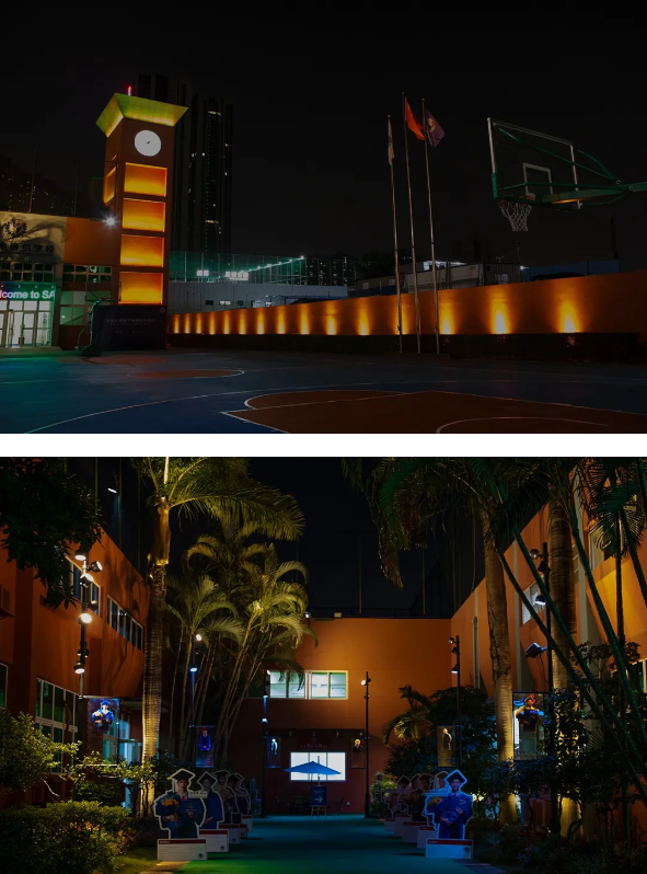深圳市博纳学校：打造最美夜景校园，灯光夜景惊艳亮相！