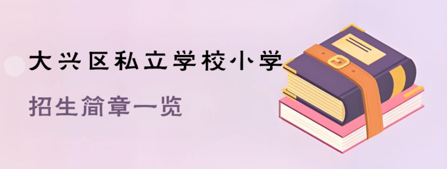 2025年大兴区私立学校小学招生简章一览