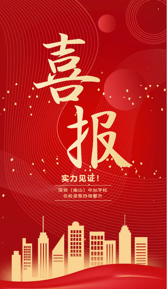 截至2025年2月28日，深圳（南山）中加学校2025届学子在全球顶尖学府的录取战场上再次书写辉煌篇章，已成功获得来自加拿大、英国、美国、中国香港、澳大利亚、瑞士、新加坡和爱尔兰等8个国家/地区的88所知名高校的570封录取通知书！